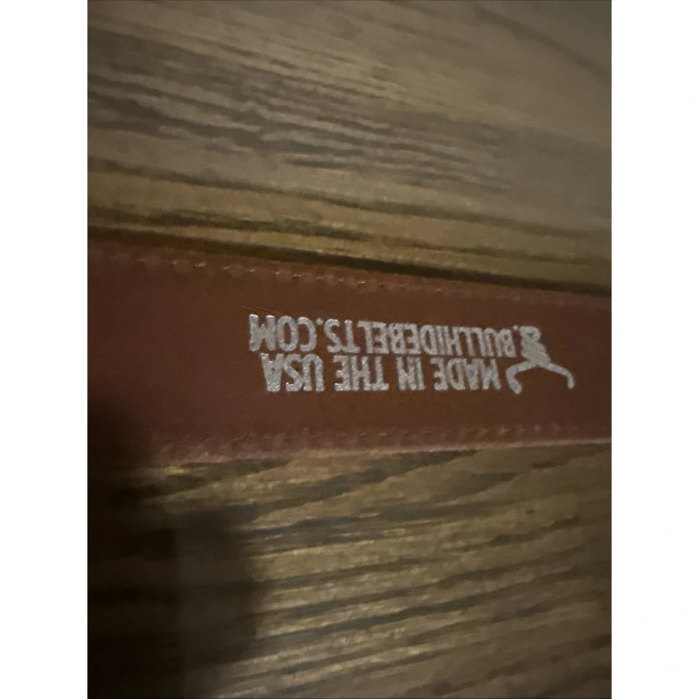 Bullhide Brown Ginger Rich Leather Belt 1.5